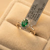 ANELLO SMERALDO MARGHERITA