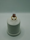 ANELLO TORMALLINA GOLDEN BROWN